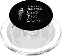 Jesucristo Ichthys Símbolo de pez Hijo de Dios Salvador PopSockets PopGrip para MagSafe