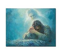 Jesucristo la mano de Dios ora lienzo póster e impresiones imágenes artísticas de pared decorativas pintura para sala de estar decoración del hogar sin marco-40X60cm