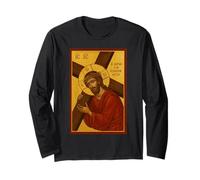 Jesucristo llevando la Cruz - Icono orthodoxo Cristiano Manga Larga