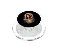 Jesucristo Manto Azul Icono Sagrado Fe Obra De Arte PopSockets PopGrip para MagSafe