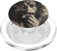 Jesucristo más frío Fuma, Resistencia, Jesús rebelde PopSockets PopGrip para MagSafe