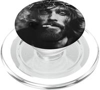 Jesucristo más frío Fuma, Resistencia, Jesús rebelde PopSockets PopGrip para MagSafe
