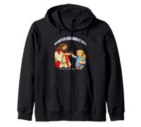 Jesucristo no Importa lo difícil Que se ponga Jesús te respalda Sudadera con Capucha