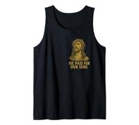 Jesucristo, pagó por nuestros pecados - Gracia de Dios Camiseta sin Mangas