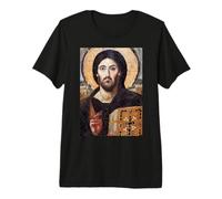 Jesucristo Pantocrátor Icono del Monasterio de Santa Catalina Camiseta Premium