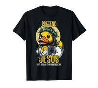 Jesucristo Pato de goma Señor Patito Camiseta