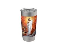 Jesucristo predicando a los Espíritus en el infierno de la cárcel Vaso térmico de acero inoxidable de doble pared