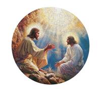 Jesucristo Religión 120 Piezas Rompecabezas Infantil Animales Formas Especiales Conviction Faith Puzzle Niños Kinder Können Es Nicht Machen Educativo Portátil Regalo 120 PCS