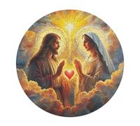 Jesucristo Religión 120 Piezas Rompecabezas Infantil Animales Formas Especiales Conviction Faith Puzzle Niños Kinder Können Es Nicht Machen Educativo Portátil Regalo 120 PCS