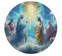 Jesucristo Religión 195 Piezas Rompecabezas Infantil Animales Formas Especiales Conviction Faith Puzzle Niños Kinder Können Es Nicht Machen Educativo Portátil Regalo 195 PCS