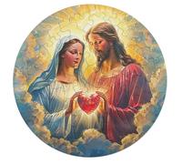 Jesucristo Religión 68 Piezas Rompecabezas Animal-Shaped para Adultos Y Niños Conviction Faith Puzzle Niños Familia Juego Impossible Regalos Toda La Familia 68 PCS