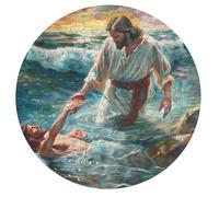 Jesucristo Religión 68 Piezas Rompecabezas Infantil Animales Formas Especiales Conviction Faith Puzzle Niños Kinder Können Es Nicht Machen Educativo Portátil Regalo 68 PCS