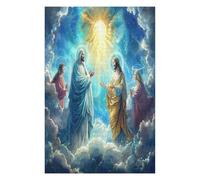 Jesucristo - Religión Puzzle 1000 Piezas Obra De Arte 3D convicción Fe Rompecabezas para Hombres Y Mujeres Desafío Intelectual Estera Portátil DIY Moderno 1000 PCS
