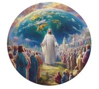 Jesucristo - Religión Puzzle 3D Cartón 195 Piezas Animales Formas Únicas fe Puzzle Niños Kinder Können Es Nicht Machen Educativo Decoración Regalo195 PCS