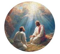 Jesucristo - Religión Puzzle 3D Cartón 68 Piezas Animales Formas Únicas fe Puzzle Niños Kinder Können Es Nicht Machen Educativo Decoración Regalo68 PCS