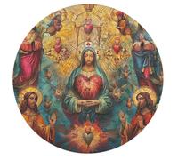 Jesucristo Religión Puzzle 3D Cartón 68 Piezas Animales Formas Únicas Puzzle Niños Kinder Können Es Nicht Machen Educativo Decoración Regalo68 PCS