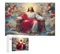Jesucristo - Religión Puzzles 1000 Piezas Estera Portátil fe Rompecabezas para Adultos Y Niños A 12 Años Desafío Intelectual 3D Maquetas Construir DIY Moderno 1000 PCS