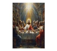 Jesucristo - Religión Puzzles 300 Piezas Impossible Desafío fe Rompecabezas para Adultos Aliviar Estrés Decoración Hogar DIY Moderno Portátil 300 PCS