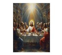 Jesucristo - Religión Puzzles 500 Piezas Construir DIY 3D Sin Pegamento fe Rompecabezas para Adultos Maquetas Educativas Aliviar Estrés Estera Portátil 500 PCS