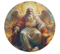 Jesucristo - Religión Rompecabezas Adulto Portátil 195 Piezas Animales Formas Especiales fe Puzzle Niños Kinder Können Es Nicht Machen Hombres Niñas195 PCS