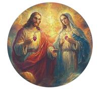 Jesucristo - Religión Rompecabezas Adulto Portátil 68 Piezas Animales Formas Especiales fe Puzzle Niños Kinder Können Es Nicht Machen Hombres Niñas68 PCS