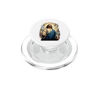 Jesucristo Reparte Nubes Celestiales Fe Cristiana PopSockets PopGrip para MagSafe