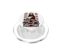 Jesucristo Rey de Reyes Mensaje Espiritual PopSockets PopGrip para MagSafe