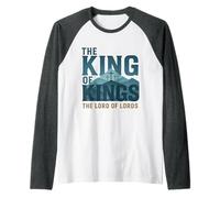 Jesucristo - Rey de Reyes, Señor de Señores Camiseta Manga Raglan