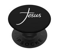 Jesucristo Salvador Fe sobre el Miedo PopSockets PopGrip Adhesivo