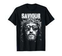 Jesucristo Salvador Retro Vintage Christian Pop Art Camiseta