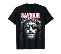 Jesucristo Salvador Retro Vintage Christian Pop Art Camiseta