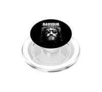 Jesucristo Salvador Retro Vintage Christian Pop Art PopSockets PopGrip para MagSafe