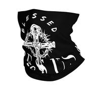 Jesucristo Salvó Mi Vida Blanca Unisex Snood Suave Bufanda Tubular Térmica Tubular Pañuelo para Esquí Moto Senderismo Clima Frío
