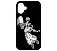 Jesucristo Slam Dunk Baloncesto Carcasa para iPhone 16 Plus