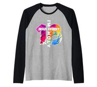 Jesucristo YO Soy 18 AÑOS DE JESÚS 18 DE Nacimiento Camiseta Manga Raglan