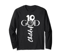 JESUS 10 YEARS CHILD OF GOD BASKETBALL 10 Manga Larga