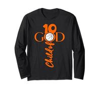 JESUS 10 YEARS CHILD OF GOD BASKETBALL 10 Manga Larga