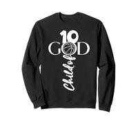 JESUS 10 YEARS CHILD OF GOD BASKETBALL 10 Sudadera