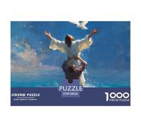 Jesús 1000 Piece for Adults Challenging Jesús Puzzle Game 38x26cm/1000pcs