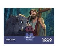 Jesús 1000 Piece for Adults Challenging Jesús Puzzle Game 70x50cm/1000pcs