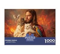 Jesús 1000 Piece for Adults - Challenging Jesús Puzzle Perfect for Game Night 38x26cm/1000pcs