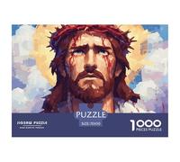 Jesús 1000 Piece for Adults - Challenging Jesús Puzzle Perfect for Game Night 70x50cm/1000pcs