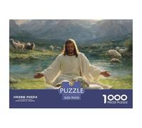 Jesús 1000 Piece Jesús Puzzle Adults, Teens, Kids, Toys, Gift, EduGatoional, Intellectual, Decompression, Fun Family Game 70x50cm/1000pcs