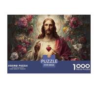 Jesús 1000 Piece Jesús Puzzle Adults, Teens, Kids, Toys, Gift, EduGatoional, Intellectual, Decompression, Fun Family Game 38x26cm/1000pcs