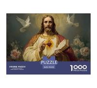 Jesús 1000 Piece Jesús Puzzle Creative Entertainment, for Adults and Over 12 Years Children 70x50cm/1000pcs