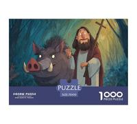 Jesús 1000 Piece Jesús Puzzle for Adults, Impossible Game of Skill for The Whole Family Home Decor 70x50cm/1000pcs