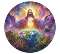 Jesus 1000 Piece Jigsaw Puzzle For Adults Family Challenge Toys Stress Relief Puzzle Cultivate The Spirit of Teamwork For Adults Gifts 1000pcs (67.5x67.5cm)