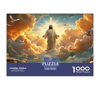 Jesús 1000 Piezas Creencia Religiosa Puzle para Adultos Rompecabezas De Desafíos Difíciles Clásicos Y Niños A Partir De 12 Años Entretenimiento Creativo Obra De Arte
