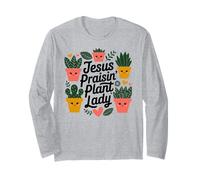 Jesús alabando a la dama de la planta - planta de amantes de Manga Larga