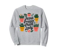 Jesús alabando a la dama de la planta - planta de amantes de Sudadera